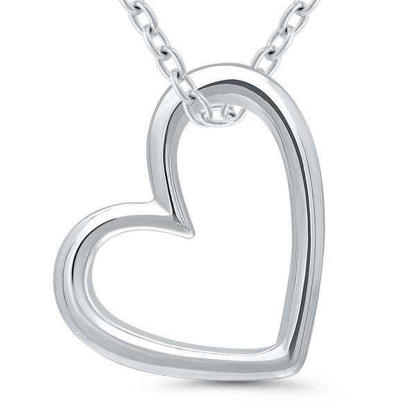 A heart-shaped pendant