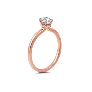 H Diamond Hidden Halo Crown Solitaire